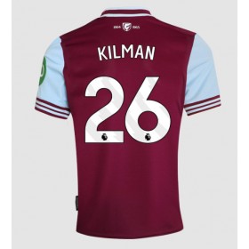 Pánské fotbalový oblečení West Ham United Max Kilman #26 Domácí košile 2024-25 Krátkým Rukávem